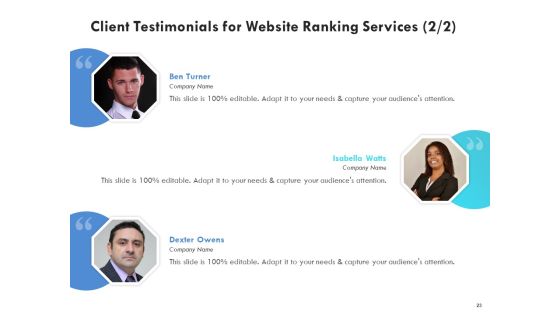SEO Proposal Template Ppt PowerPoint Presentation Complete Deck With Slides Slide23