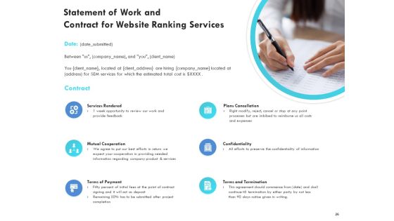 SEO Proposal Template Ppt PowerPoint Presentation Complete Deck With Slides Slide26
