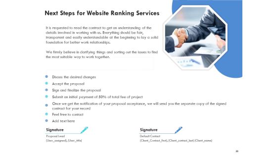 SEO Proposal Template Ppt PowerPoint Presentation Complete Deck With Slides Slide28
