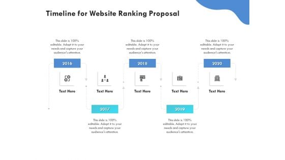 SEO Proposal Template Timeline For Website Ranking Proposal Ppt PowerPoint Presentation Portfolio Styles PDF