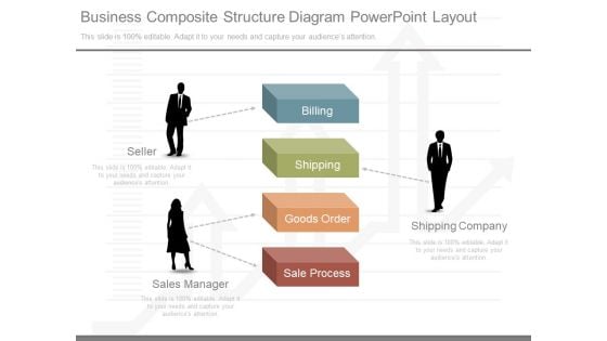 Business Composite Structure Diagram Powerpoint Layout