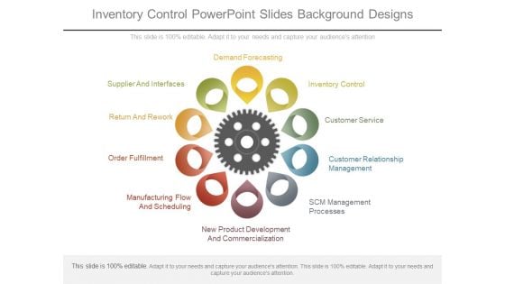 Inventory Control Powerpoint Slides Background Designs