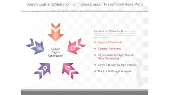 Search Engine Optimization Techniques Diagram Presentation Powerpoint