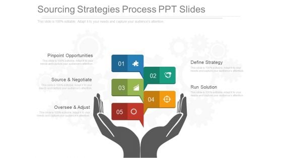 Sourcing Strategies Process Ppt Slides