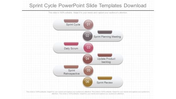 Sprint Cycle Powerpoint Slide Templates Download
