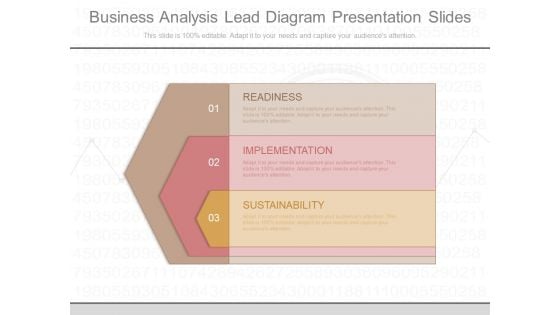 Business Analysis Lead Diagram Presentation Slides Business Analysis Lead Diagram Presentation Slides