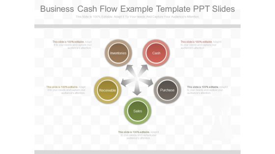 Business Cash Flow Example Template Ppt Slides