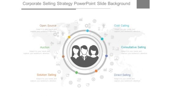 Corporate Selling Strategy Powerpoint Slide Background