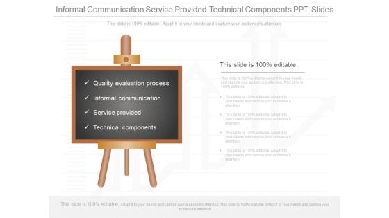 Informal Communication Service Provided Technical Components Ppt Slides