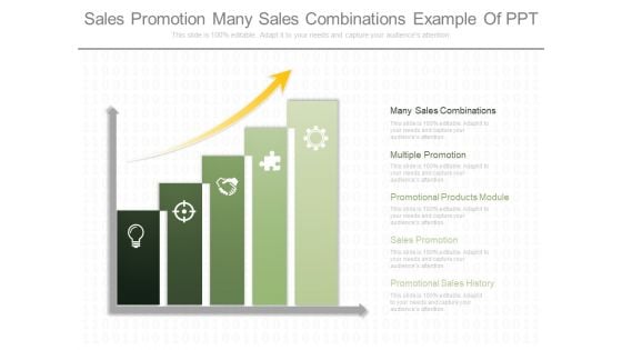 Sales Promotion Many Sales Combinations Example Of Ppt