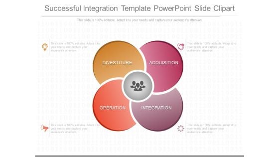 Successful Integration Template Powerpoint Slide Clipart