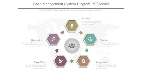 Case Management System Diagram Ppt Model