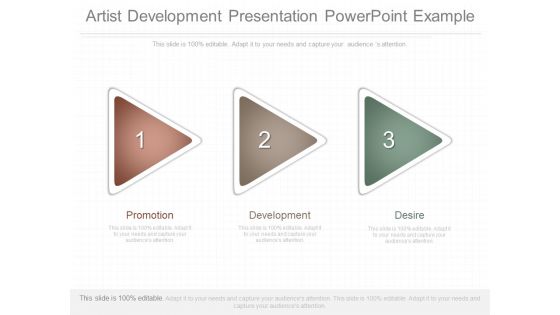 Artist Development Presentation Powerpoint Example