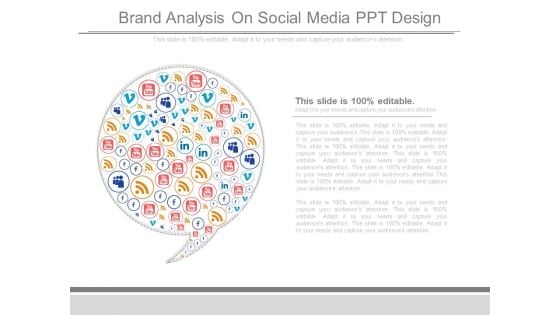 Brand Analysis On Social Media Ppt Design