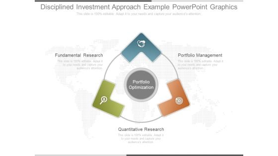 Disciplined Investment Approach Example Powerpoint Graphics