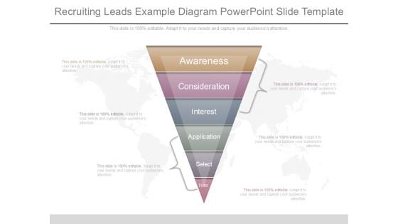 Recruiting Leads Example Diagram Powerpoint Slide Template Recruiting Leads Example Diagram Powerpoint Slide Template