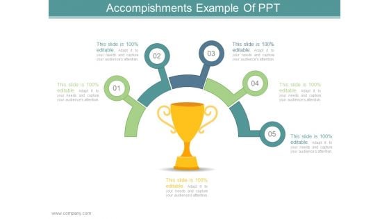 Accomplishments Example Of Ppt