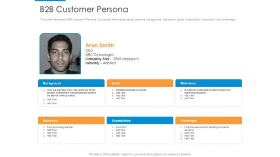 B2B Customer Persona Ideas PDF
