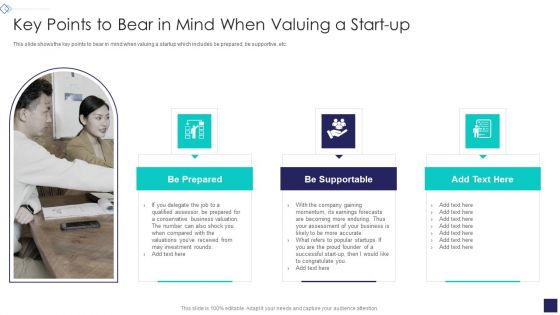 Startup Company Valuation Methodologies Key Points To Bear In Mind When Valuing A Start Up Professional PDF