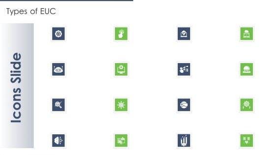 Icons Slide Types Of EUC Information PDF