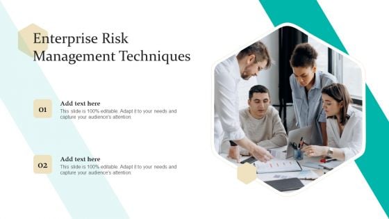 Enterprise Risk Management Techniques Brochure PDF Enterprise Risk Management Techniques Brochure PDF