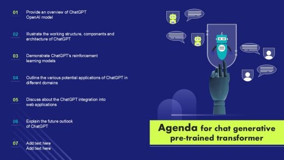 Agenda For Chat Generative Pre Trained Transformer  Information PDF