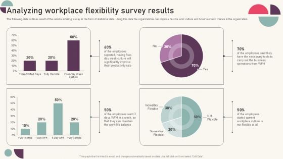 Tactics For Establishing Sustainable Hybrid Work Environment Analyzing Workplace Flexibility Survey Results Topics PDF