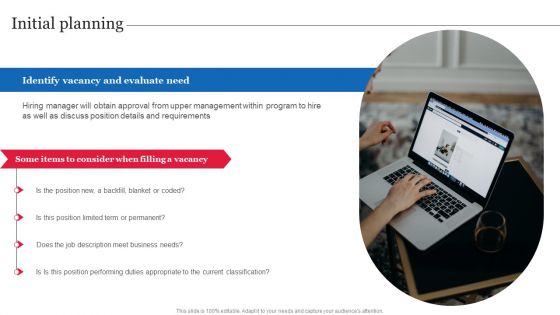 Initial Planning Strategic Guide On Talent Recruitment Slides PDF Initial Planning Strategic Guide On Talent Recruitment Slides PDF
