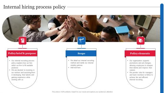 Internal Hiring Process Policy Strategic Guide On Talent Recruitment Guidelines PDF Internal Hiring Process Policy Strategic Guide On Talent Recruitment Guidelines PDF