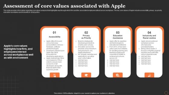 Apples Strategy To Achieve Top Brand Value Position Assessment Of Core Values Associated With Apple Download PDF