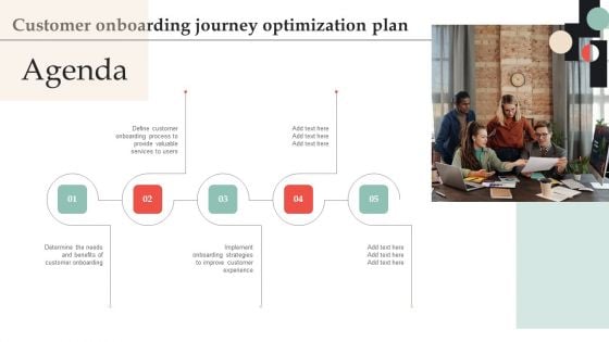 Agenda Customer Onboarding Journey Optimization Plan Inspiration PDF