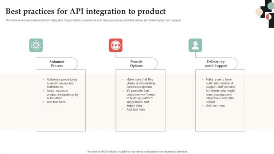 Customer Onboarding Journey Optimization Plan Best Practices For Api Integration To Product Sample PDF Customer Onboarding Journey Optimization Plan Best Practices For Api Integration To Product Sample PDF