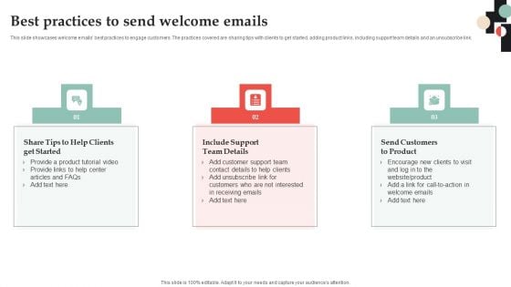 Customer Onboarding Journey Optimization Plan Best Practices To Send Welcome Emails Mockup PDF Customer Onboarding Journey Optimization Plan Best Practices To Send Welcome Emails Mockup PDF