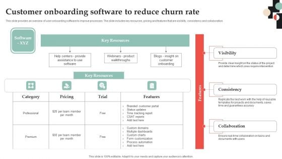 Customer Onboarding Journey Optimization Plan Customer Onboarding Software To Reduce Download PDF