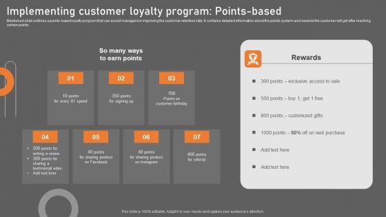 Implementing Customer Loyalty Program Points Based Themes PDF