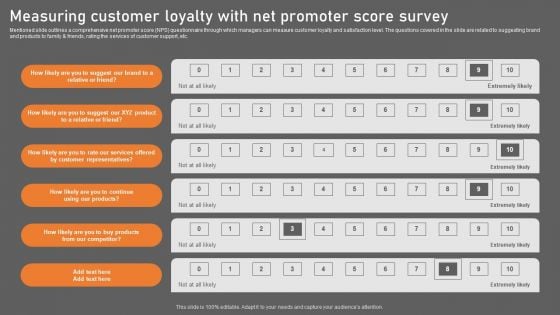 Measuring Customer Loyalty With Net Promoter Score Survey Guidelines PDF