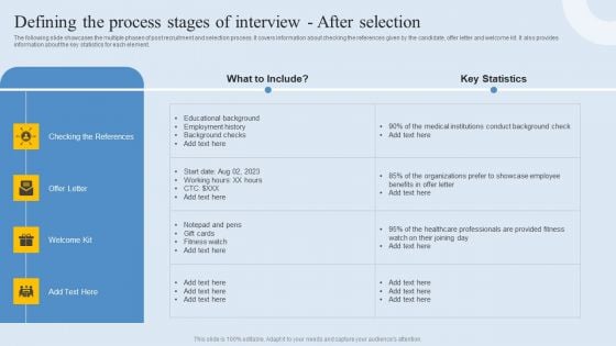 Defining The Process Stages Of Interview After Selection Rules PDF