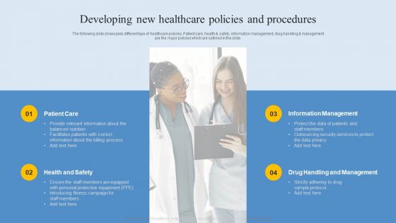 Developing New Healthcare Policies And Procedures Pictures PDF Developing New Healthcare Policies And Procedures Pictures PDF