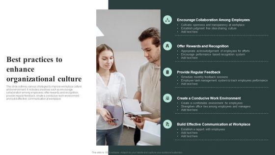 Best Practices To Enhance Organizational Culture Designs PDF Best Practices To Enhance Organizational Culture Designs PDF