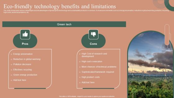 Eco Friendly Technology Benefits And Limitations Download PDF