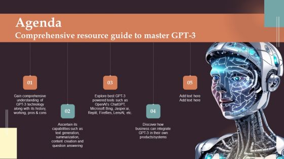 Agenda Comprehensive Resource Guide To Master GPT 3 Portrait PDF