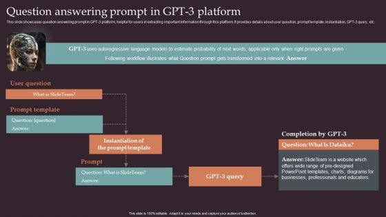 Comprehensive Resource Guide To Master GPT 3 Question Answering Prompt In GPT 3 Platform Sample PDF