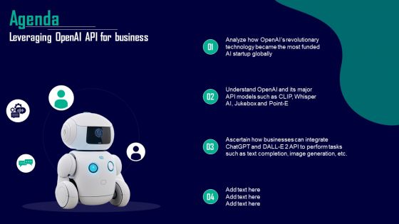 Agenda Leveraging Openai API For Business Professional PDF