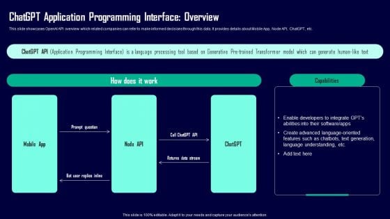 Leveraging Openai API For Business Chatgpt Application Programming Interface Overview Download PDF