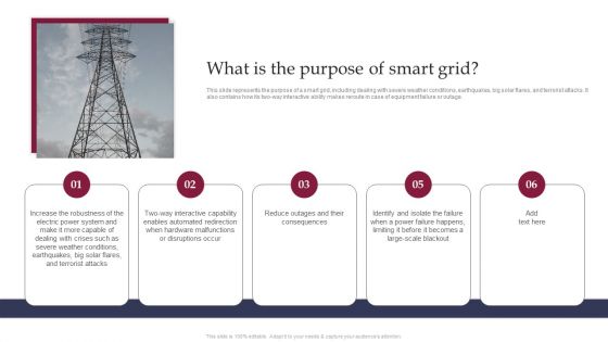 Smart Grid Technology What Is The Purpose Of Smart Grid Information PDF