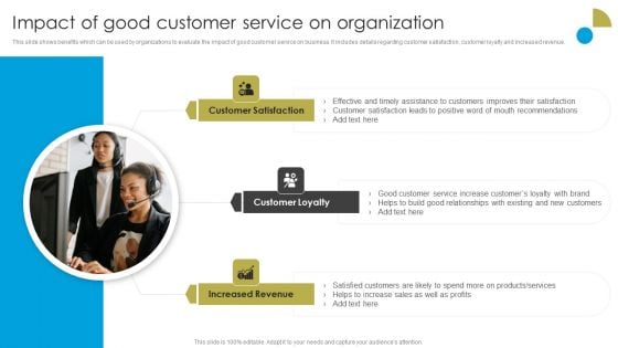 Service Strategy Guide To Maximize Customer Experience Impact Of Good Customer Service On Organization Summary PDF