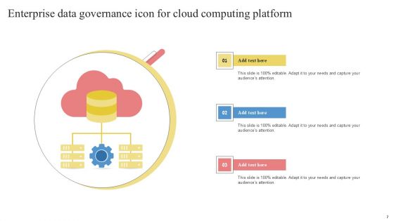 Enterprise Data Governance Icon Ppt PowerPoint Presentation Complete Deck With Slides