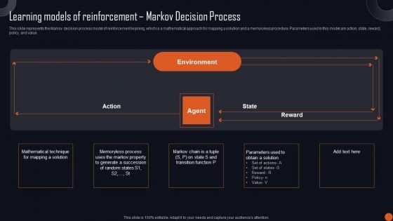 Reinforcement Learning Principles And Techniques Learning Models Of Reinforcement Markov Decision Structure PDF