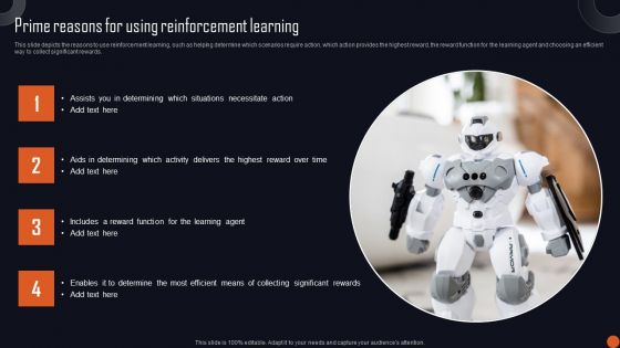 Reinforcement Learning Principles And Techniques Prime Reasons For Using Reinforcement Learning Topics PDF