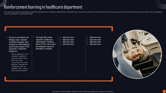 Reinforcement Learning Principles And Techniques Reinforcement Learning In Healthcare Department Themes PDF